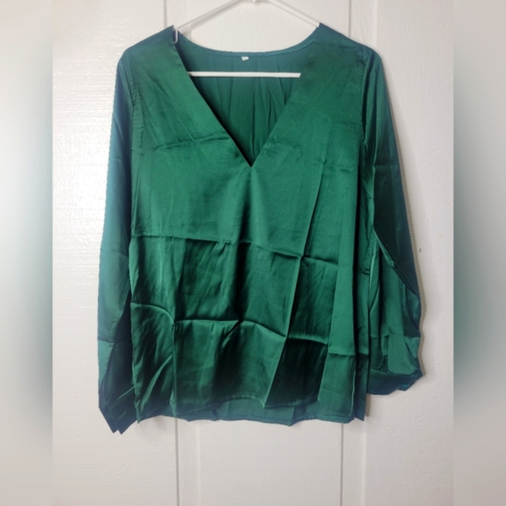Marysol.Boutique Top Jaded Satin Women's